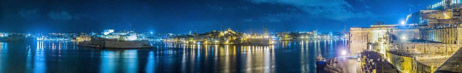 Скинали — Мальта, ночь на Ла Валлетта Гранд-Харбор