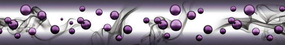 Скинали — Абстрактные волны и фиолетовые пузыри