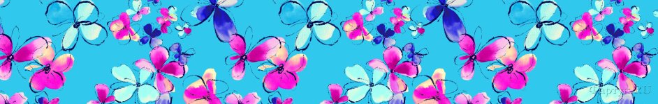 Скинали — Цветы акварель
