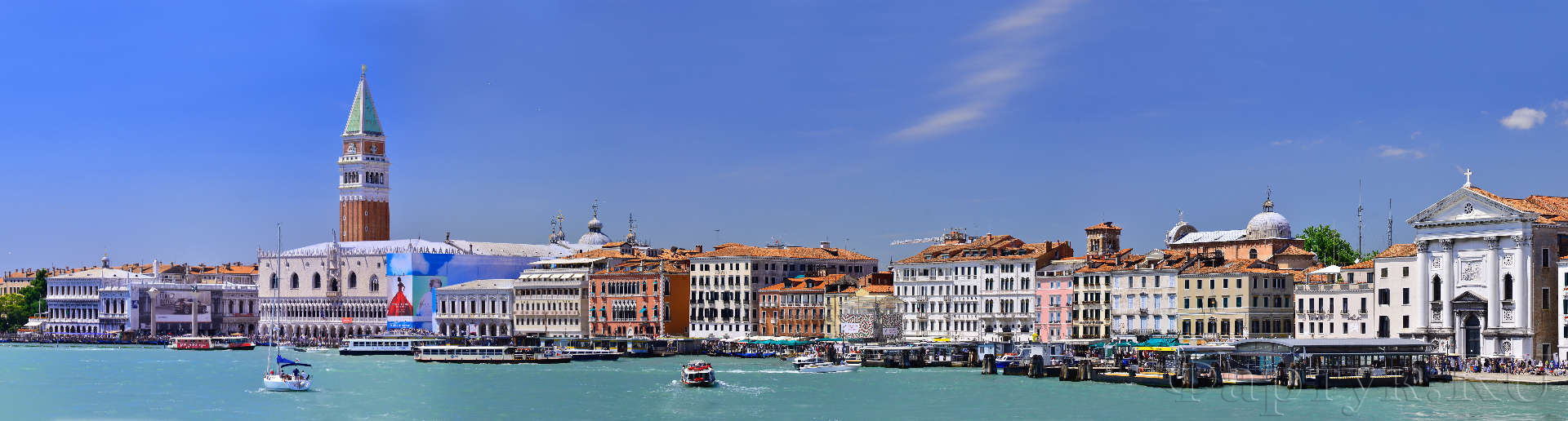 Панорамный вид Венеции, Италия