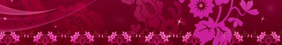 Скинали — Растительные узоры в красном цвете