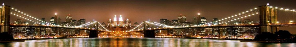 Скинали — Бруклинский мост ночью.