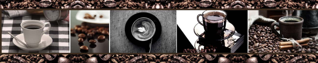 Скинали — Коллаж кофе в чашках и зерна