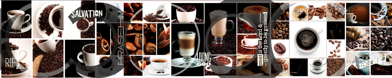 Скинали — Коллаж: чашка крепкого, ароматного кофе и кофейные зерна