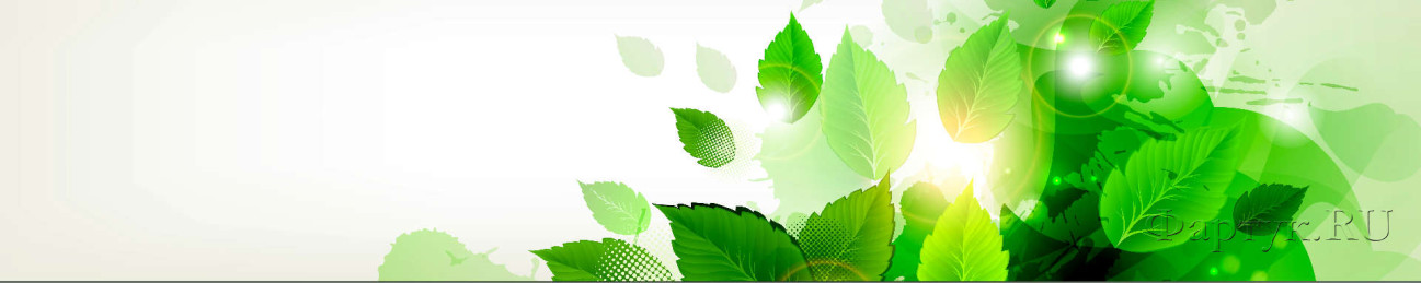 Скинали — Зеленые листья на белом фоне