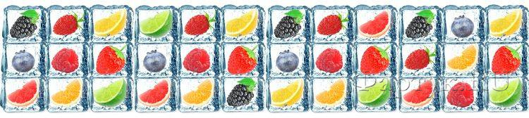 Скинали — Кубики льда с фруктами.