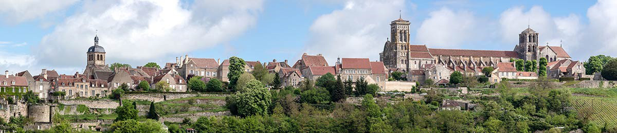 Скинали — Панорамный вид Везле, Франция