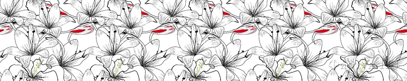 Скинали — Рисованные цветы