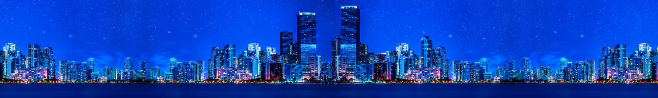 Скинали — Ночной город в синем цвете