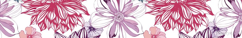 Скинали — Нарисованные крупные цветы