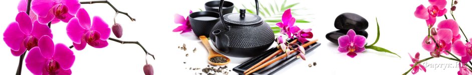 Скинали — Китайский чайный набор и орхидеи
