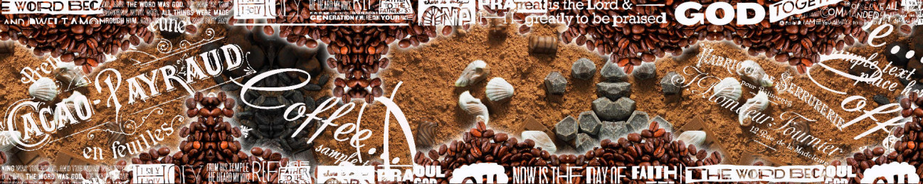Скинали —  кофе и надписи на фоне шоколадных конфет