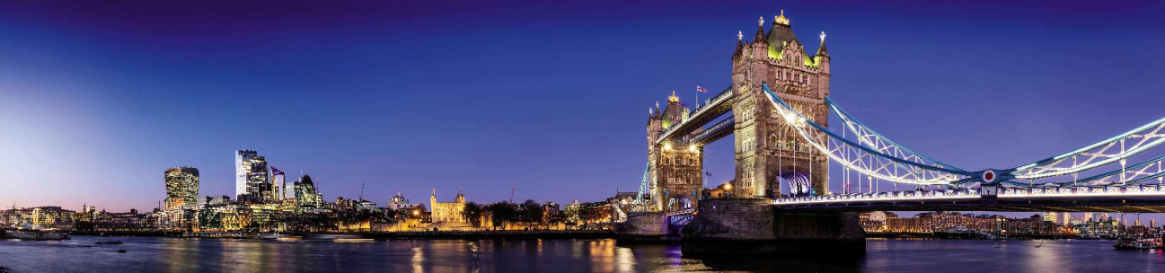 Скинали — Тауэрский мост в вечернем Лондоне