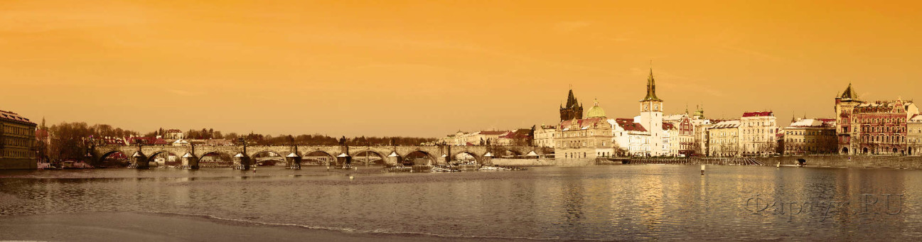 Скинали — Панорама Праги в коричневых тонах