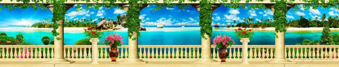 Скинали — Вид на море с балкона