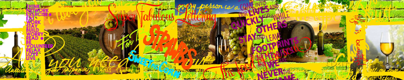 Скинали — Коллаж: красота виноградных плантаций