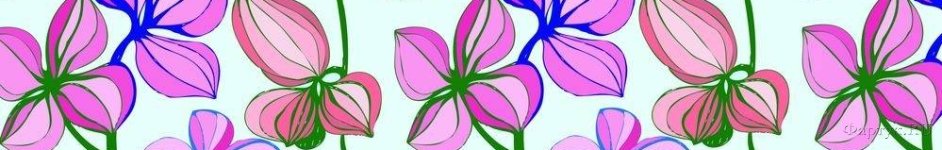Скинали — Цветы - бесшовный рисунок