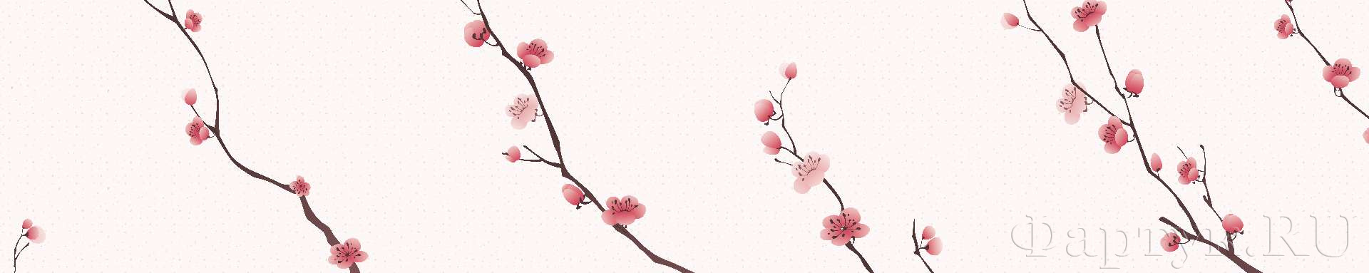 Ветки цветущей сакуры