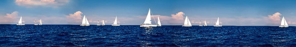 Скинали — Парусная лодка в море