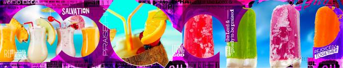 Скинали — Коллаж: летние напитки и фруктовый лед