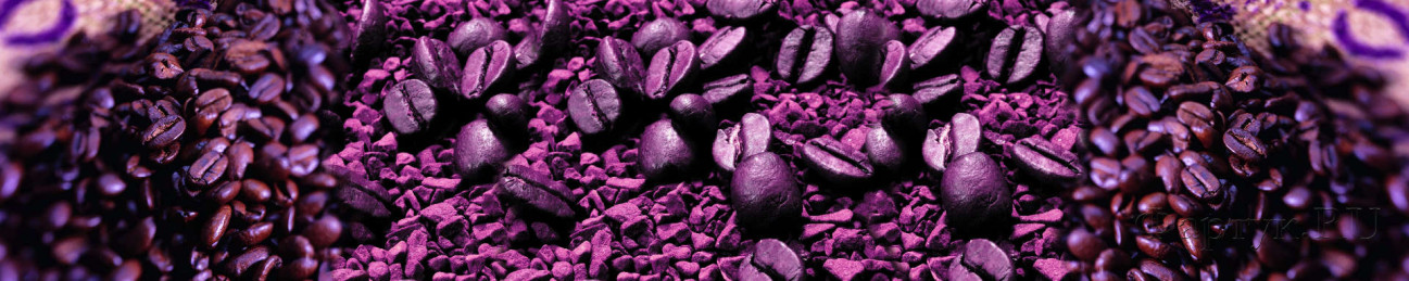 Скинали — Зерна кофе в фиолетовом цвете