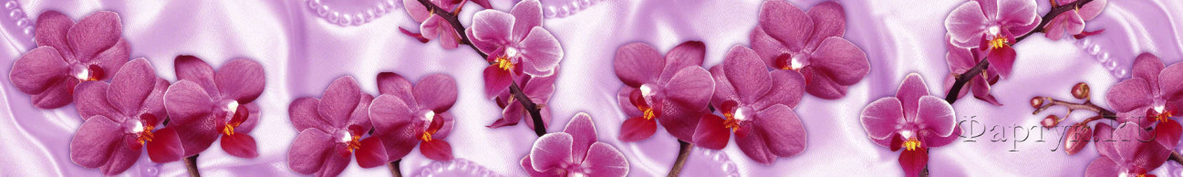 Скинали — Фиолетовая орхидея и жемчужные бусы