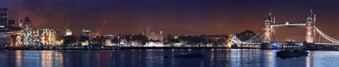 Скинали — Тауэрский мост, вечерний Лондон