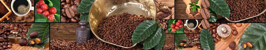 Скинали — Коллаж кофе с листьями