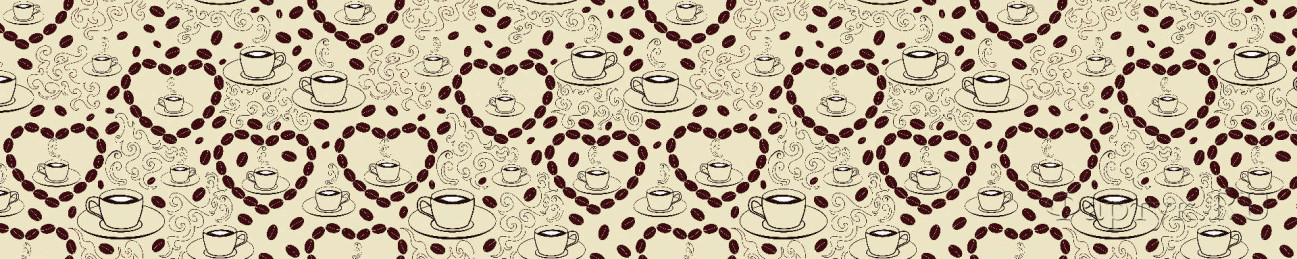 Скинали — Рисованные чашки кофе, сердечки из кофейных зерен