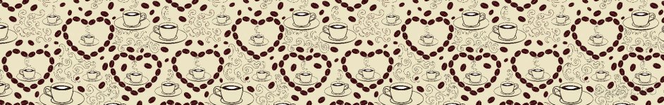 Скинали — Рисованные чашки кофе, сердечки из кофейных зерен