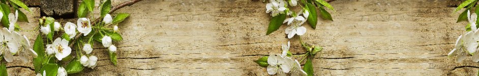 Скинали — Текстура дерева с белыми цветками 