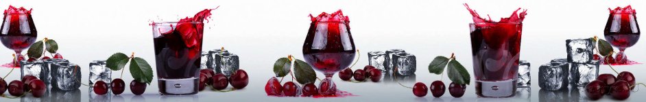 Скинали — Бокалы с напитками и ягода со льдом