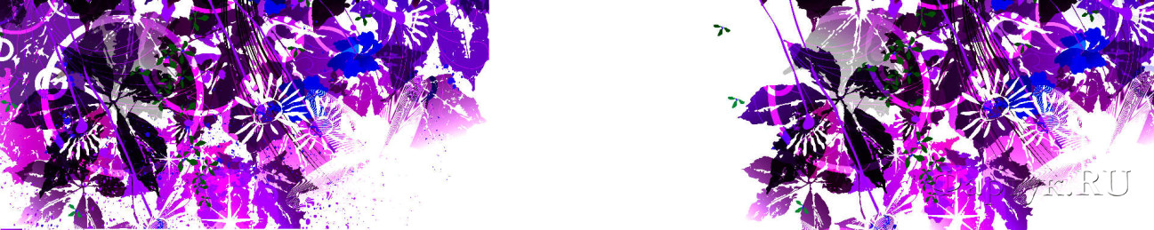 Скинали — Фиолетовые цветочные узоры