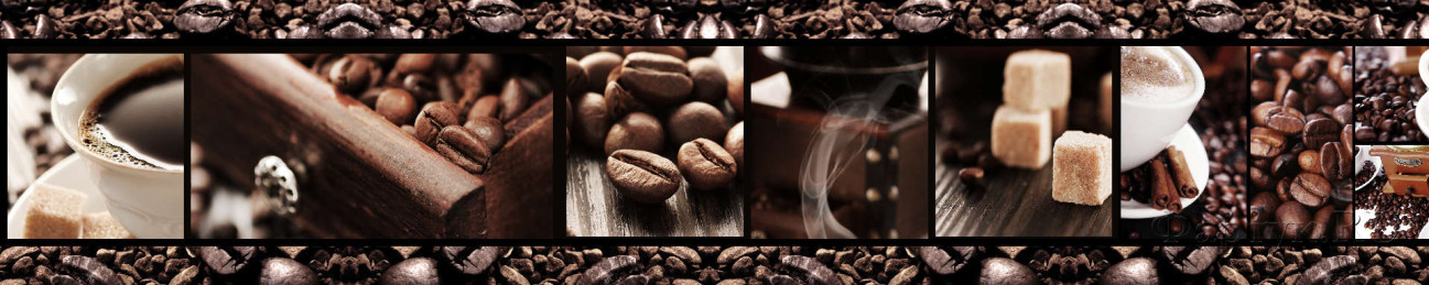 Скинали — Коллаж: кофейные зерна и кубики сахара