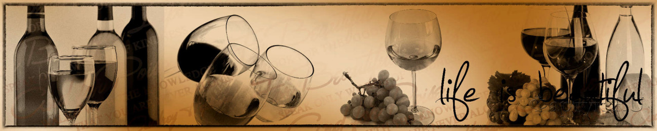 Скинали — Композиция: вино и виноград