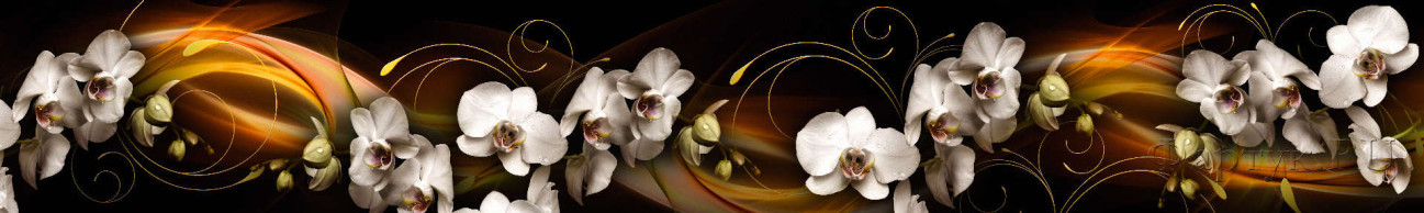 Скинали — Орхидеи на узоре 