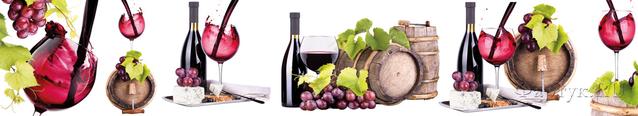 Скинали — Ассорти из вина, винограда и винных бочек