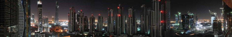 Скинали — Панорама ночного Дубая