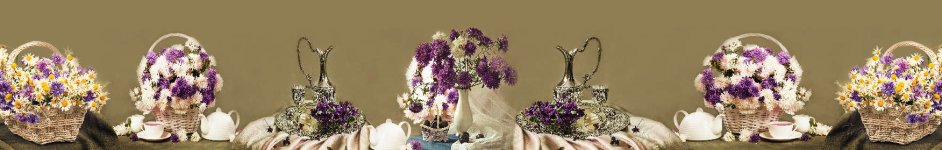 Скинали — Цветы в плетеных корзинах 