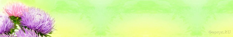 Скинали — Сиреневые цветы на зеленом фоне