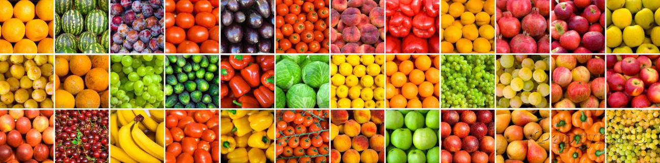 Скинали — Коллаж Фрукты, ягоды, овощи