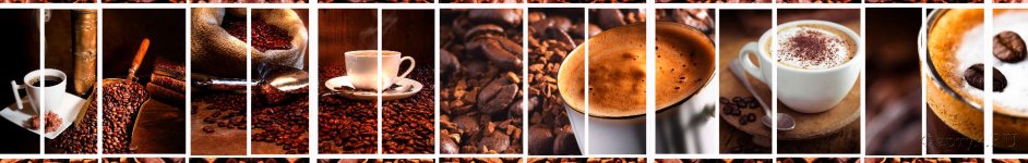 Скинали — Коллаж чашка кофе и кофейные зерна