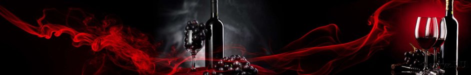 Скинали — Черно-красный винный коллаж