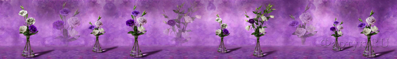 Скинали — Розы в стеклянных вазах