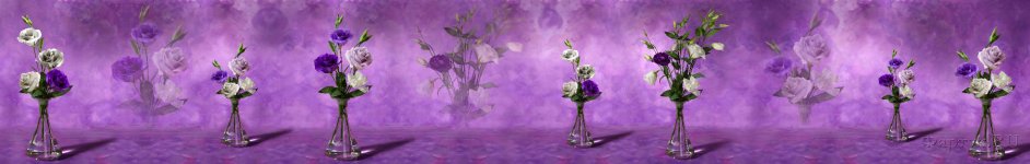 Скинали — Розы в стеклянных вазах