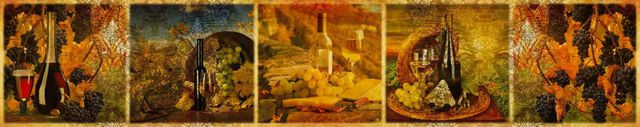 Скинали — Коллаж Вино и виноград