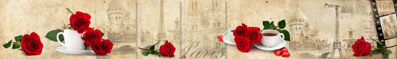 Скинали — Коллаж: Розы чай и Париж