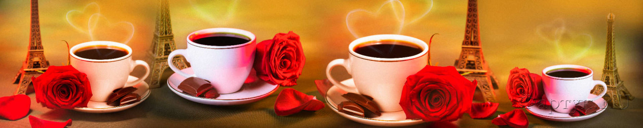Скинали — Красная роза и белая кофейная чашка