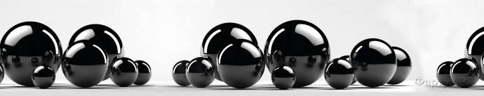 Скинали — Черные 3d шары