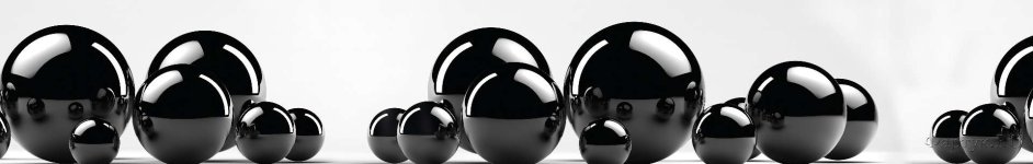 Скинали — Черные 3d шары
